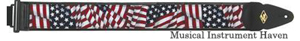 LM Products padded designer American Flag Guitar strap